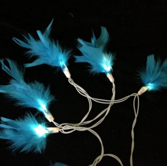 portofino Other - Blue LED faux Feather String lights 2 pack NWT portofino Other - Blue LED faux Feather String lights 2 pack NWT